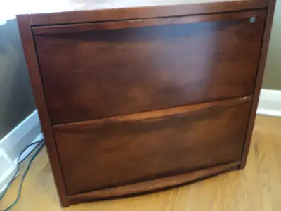 Wood filing cabinet, View more