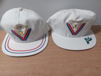 2 Vintage The Victory Group White Snapback Hats