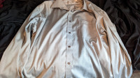 Joseph Abboud grey dress shirt 