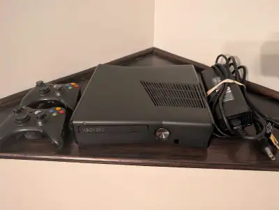  Xbox 360 slim bundle - 250GB + 2 Wireless controllers , View more