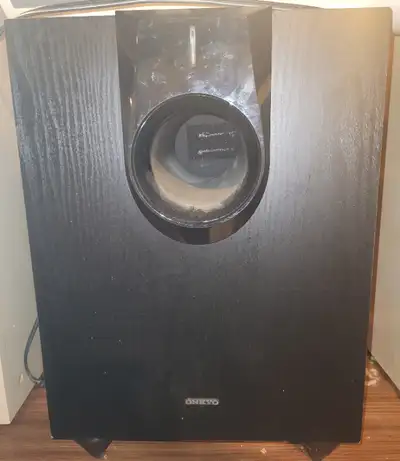 ONKYO powered subwoofer speaker. Audio equipment. I deliver!, View more