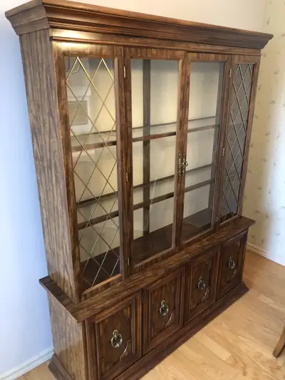 Vintage china cabinet. I deliver, View more