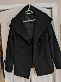 Aritzia Babaton Wool Cashmere Jacket Peacoat XS