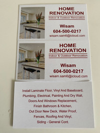 Home renovations services 