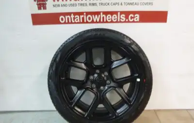 2019 - 2026 Dodge Ram 1500 New Body Style 22" Matte Black 6 bolt Rims and 285/45R22 Pirelli Scorpion...