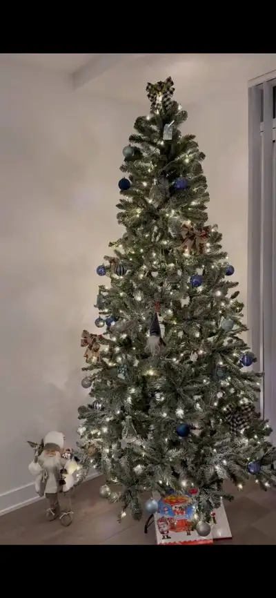 Christmas tree with lights , View more