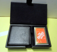 Commemorative Home Depot Playing Cards and  Coaster set