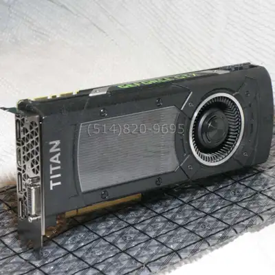 Carte graphique GPU Nvidia GTX TITAN X 12G hdmi 1080 4K DX12, View more