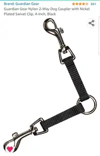 Walk two dog with one leash coupler brand new 