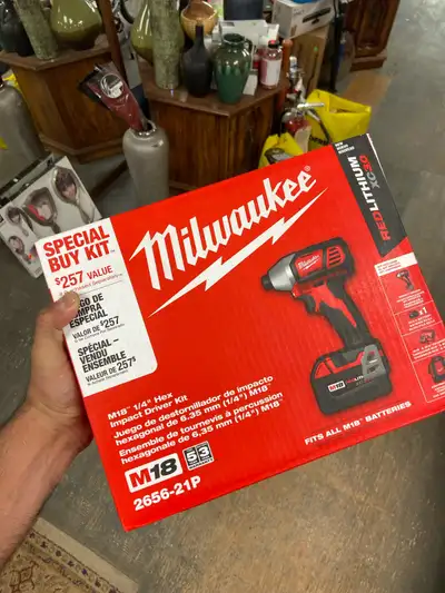 Milwaukee M18 Impact Driver Kit, View more