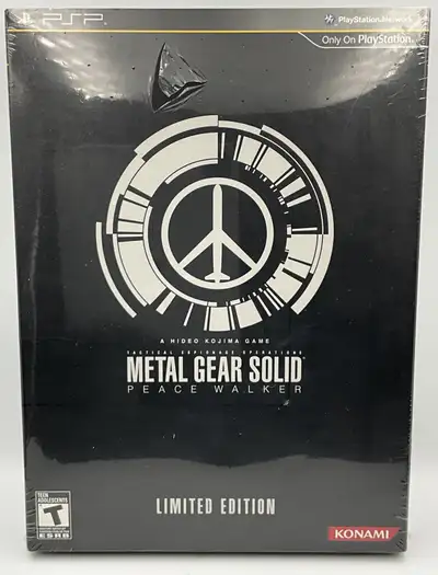 Metal Gear Solid Peace Walker Limited Edition-PSP-Sealed, View more