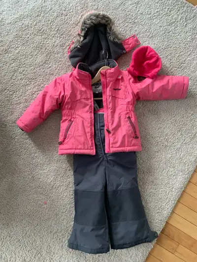 Pink OshKosh Snowsuit - 24 months, View more