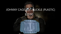 Mortal Kombat Johnny Cage belt buckle $10.00