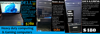 Computers for sale ! Work, School, and Home !, View more