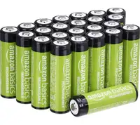 Amazon Basics 24-Pack AA Rechargeable Batteries, Performance