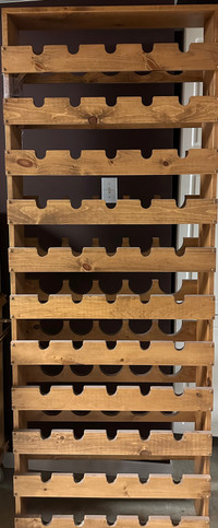 Wine rack. Holds 55, 750ml bottles 