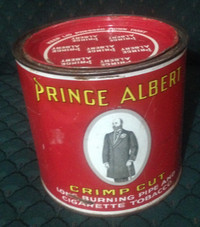 Prince Albert Tobacco tin  $20 & other tobacco tins