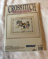 Cross-stitch Gray Carousel Bernat