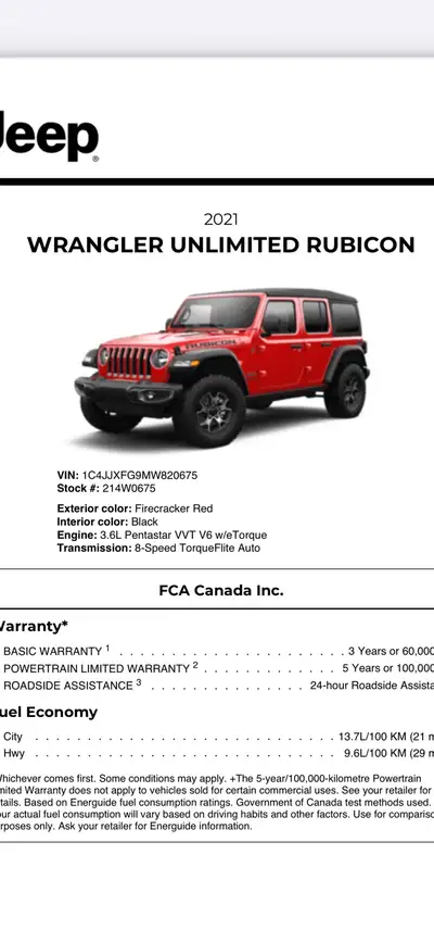 Below Are Additional Add On’s To The Dealer Window Sticker Mopar Steel Front Bumper 3 Piece Modular...