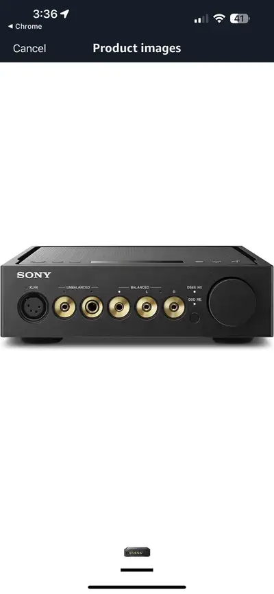 Sony TA-ZH1ES headphone amplifier, View more
