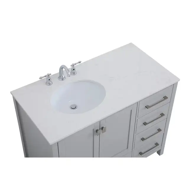 BRAND NEW Irene 42'' Single Bathroom Vanity in Bathwares in Oakville / Halton Region - Image 3