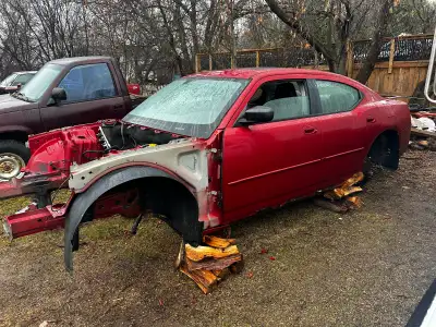 Doors, Hood, interior and complete exhaust system is available. Engine and transmission sold Front f...