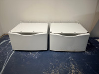Washer & Dryer Riser Storage