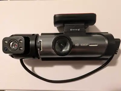New HD Dash Cam with Dual Front Cameras - Wide Screen , View more