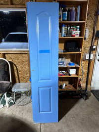 Blue Bi-Fold Door - (80" X 18")