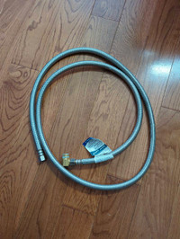 Stainless Steel Braided Dishwasher Supply Hose With Elbow 