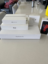 Apple product boxes