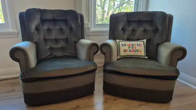 Matching Green Armchairs, View more