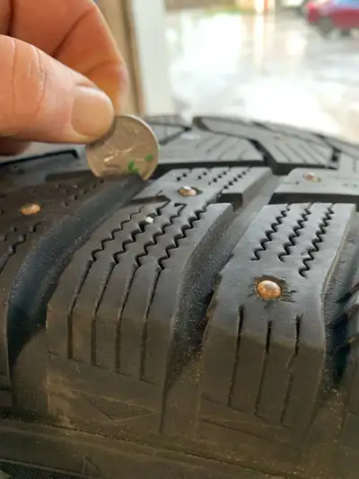 255-65-17. Very little wear. Studs are still good. No plugs. No holes. No trades. $325. More pics to...