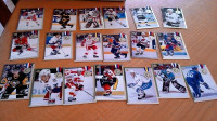 Carte Hockey Série Complète Upper Deck Euro Stars 1992-93 (4352)