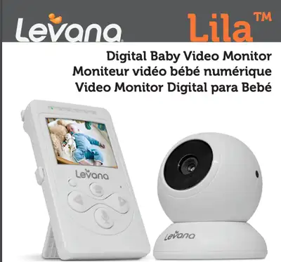 Levana Lila Baby Monitor: -Two cameras -Cameras can be wall mounted -Two way communication (intercom...