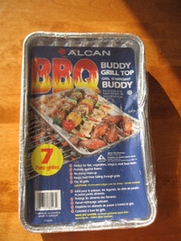 Gril d'appoint Buddy pour BBQ (7 grilles, neuf, d'Alcan)