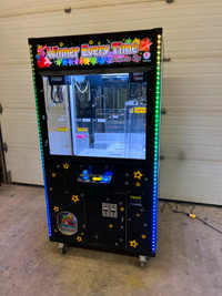 REDUCED $1000.00 - NEW Claw Machine - Double Up - Plush - LETH