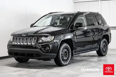 Jeep Compass North 2016 – 4x4 114 000 km Automatique Essence Couleur extérieure : Noir Intérieur : G...