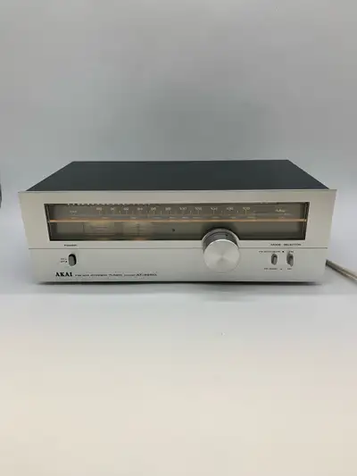 AKAI AT-2250 Vintage FM AM Stereo Tuner Working Condition, View more