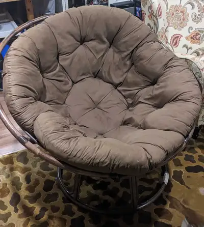 Papasan lounge chair, View more