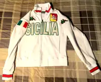 Kappa Sicilia Mens Athletic Track Jacket Veste Grandeur Small