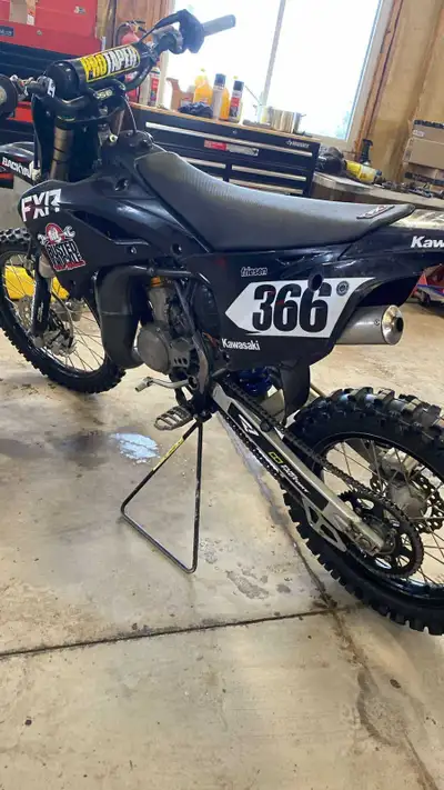 2023 KX 112 great shape 1 hr on top end rebuild sand tire and lots of spares parts to go with bike $...