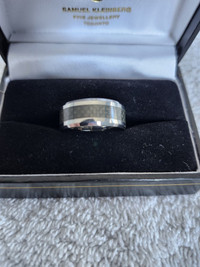 Tungsten Wedding Band: men’s size 8