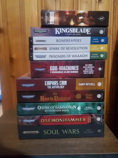 Soul Wars Hardcover - SOLD Daemonhammer Hardcover - 60 Oaths of Damnation Hardcover - SOLD The Rose...