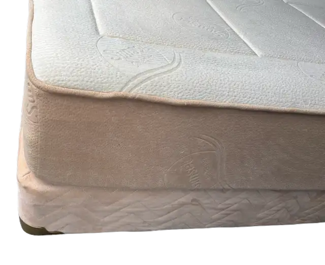 Full, Very Dense Foam Mattress & Box set, USED, steam cleaned63660926953217123