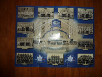 Maple Leaf Gardens Championships Poster Old Teams