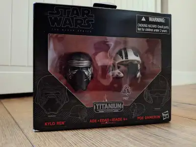 Star wars Black series helmets - Kylo Ren and Poe Dameron In the box never opened $40 See other ads...