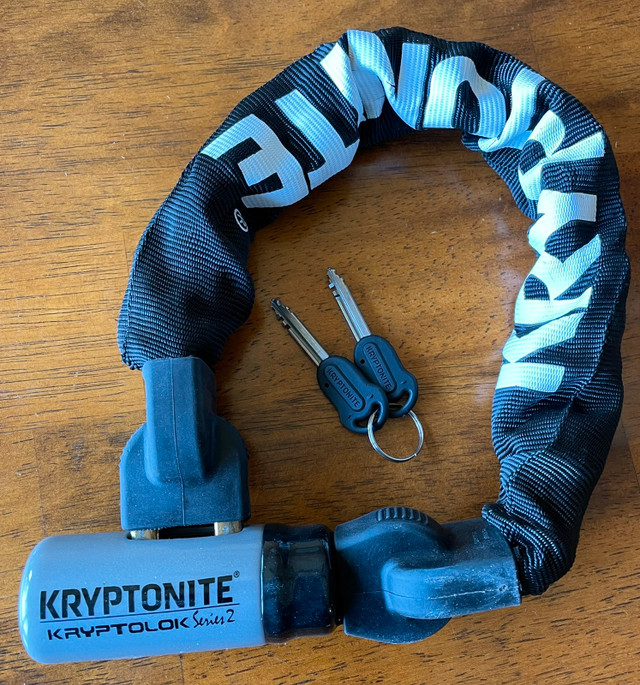 Kryptonite bike lock in Clothing, Shoes & Accessories in St. John's - Image 2
