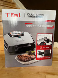 T-fal Electric Odor Less Contact Grill - New!
