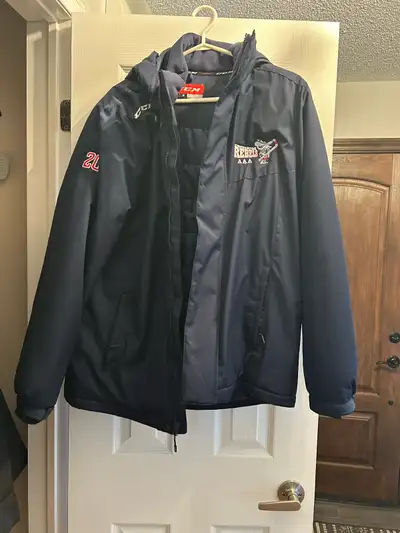 CCM Jacket men’s medium Mississauga rebels hockey winter jacket , View more